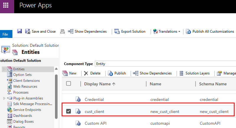 CRM online custom entity.png
